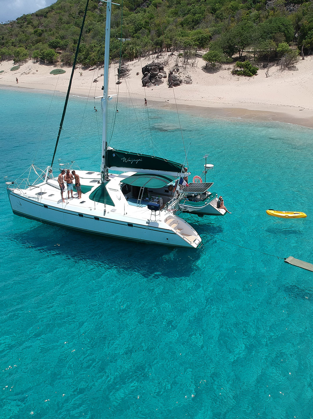 Prestations à bord du catamaran - Excursions St Barth